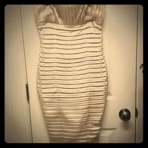 Size 2 champagne bandage dress
